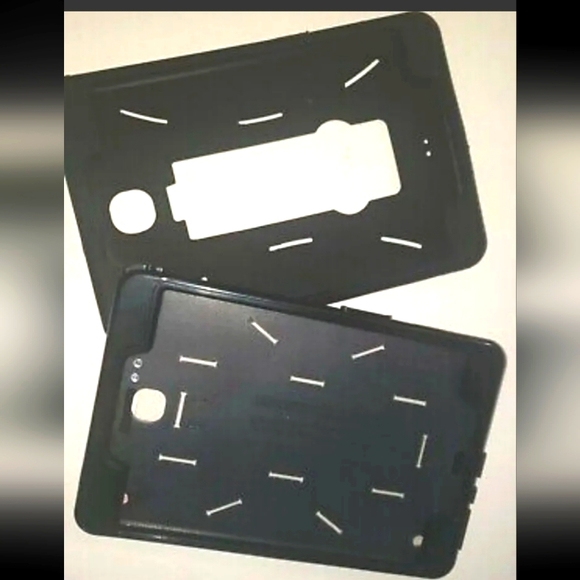 : * Samsung Galaxy  Tab A 8.0 shockproof T350 Stand Case & tempered clear glass - Picture 7 of 8